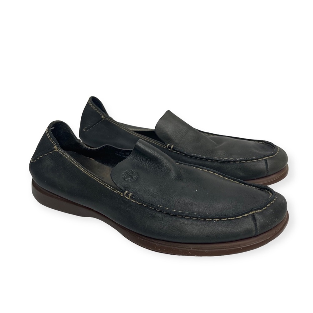 Timberland Leather Bluffton Venetian Loafer Slip On Size 7.5